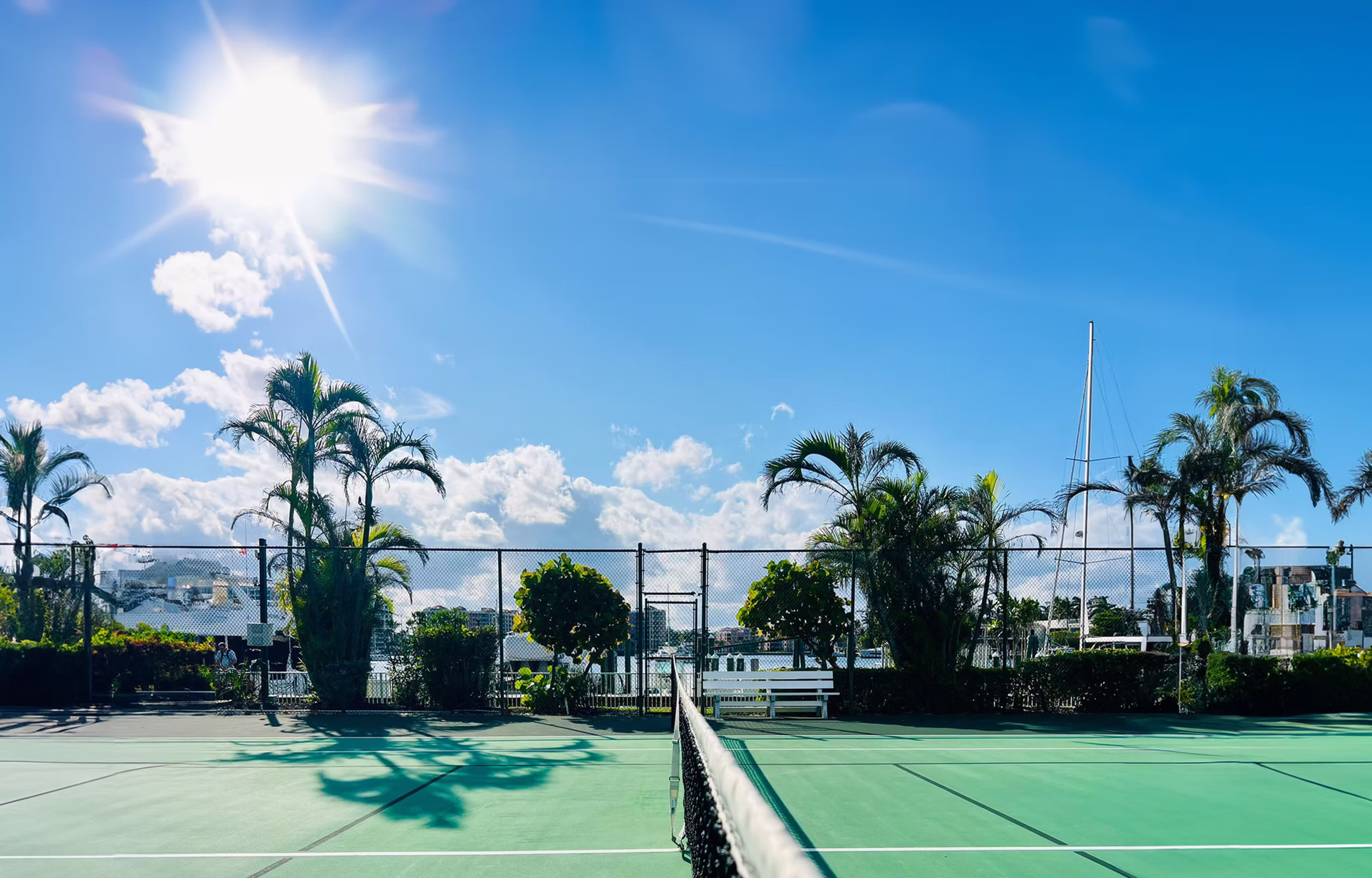 Tennis courts in Boca Raton — the ultimate location for tennis players in South Florida.